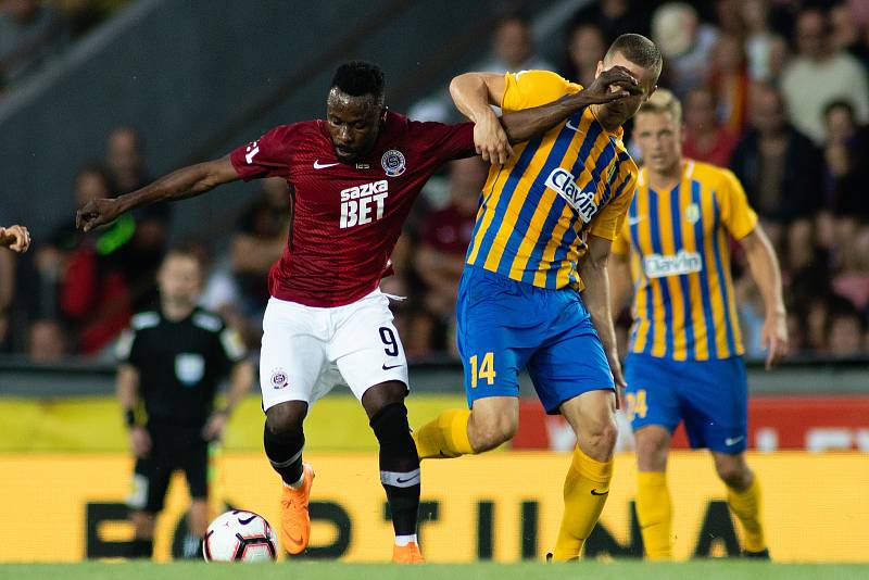 Zápas 1. kola FORTUNA:LIGY mezi AC Sparta Praha a SFC Opava 21. července 2018 v Generali areně v Praze.