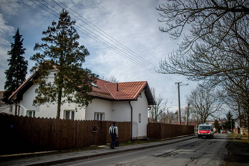 Obec Čermná ve Slezsku, únor 2020.