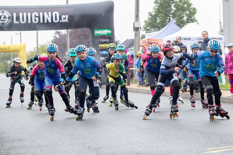 Akademické MČR v inline ½ maratonu. Závody na kolečkových bruslích pro širokou veřejnost.