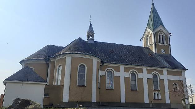 Kostel sv. Kateřiny je ozdobou Štěpánkovic.