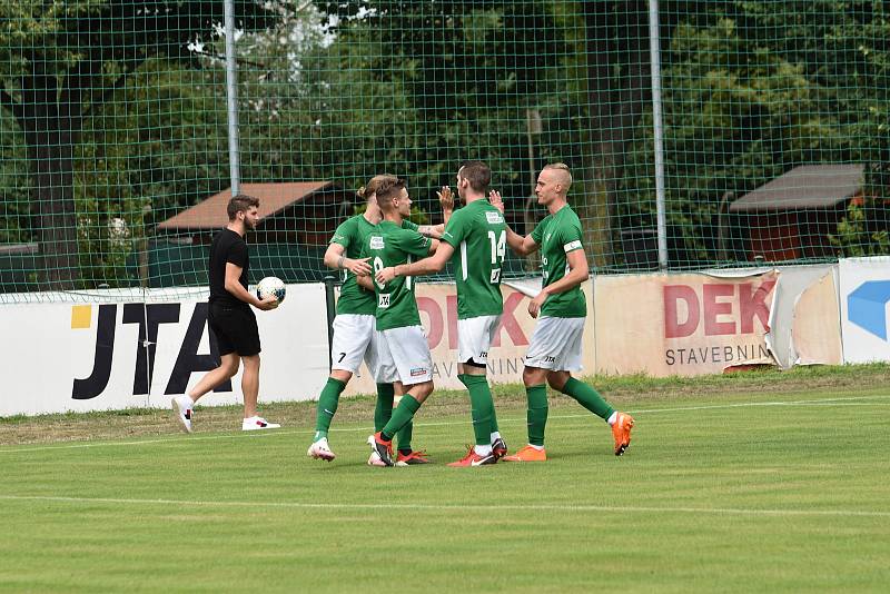 Fotbalová příprava Hlučína s Opavou. Foto: Štěpánka Czyžová.