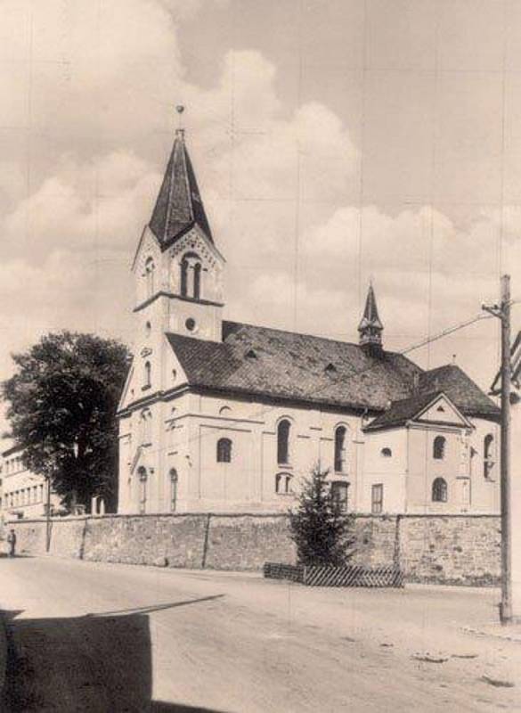 Historická podoba kostela.