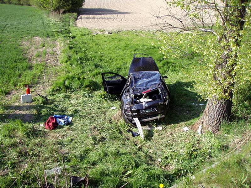 Dopravní nehoda u Hořejších Kunčic