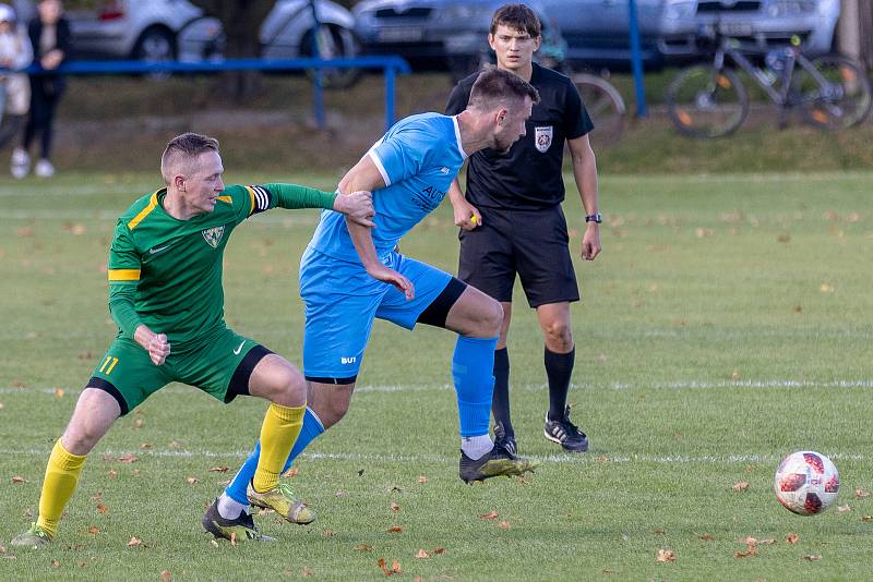 Zápas 10. kola krajského přeboru Oldřišov - Dolní Datyně 0:1.