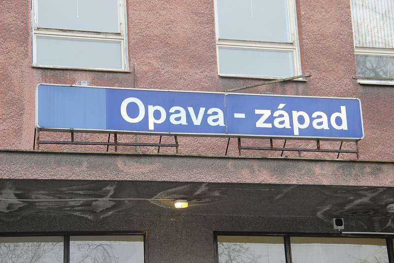 Nádraží Opava západ.