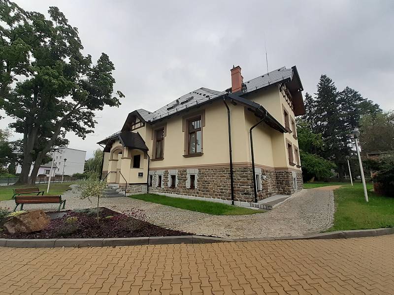Zrekonstruovaná Dohnálkova vila v Háji ve Slezsku.