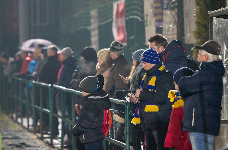 Vánoční utkání SFC - stará garda Slezského FC vs. výběr mládežnických trenérů klubu.