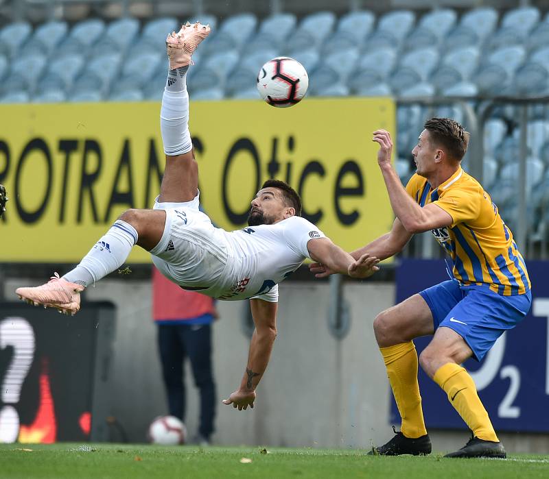 Zápas 15. kola fotbalové FORTUNA:LIGY mezi SFC Opava a FC Baník Ostrava.