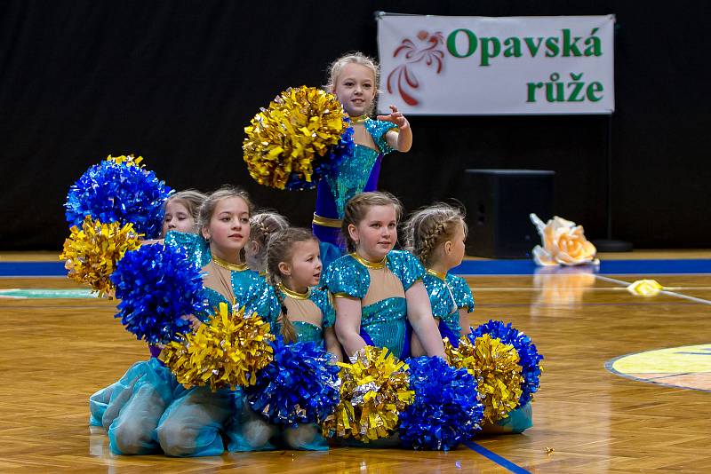 Mezinárodní soutěž mažoretek Opavská růže 2018 v opavské víceúčelové hale.