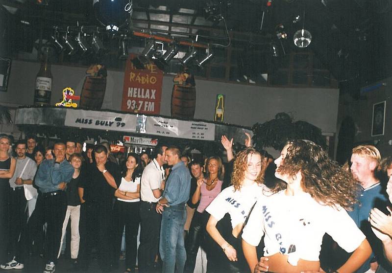 Populární kravařskou diskotéku Buly navštěvovali i známi sportovci. Foto z archivu Marcela Hadamczika.
