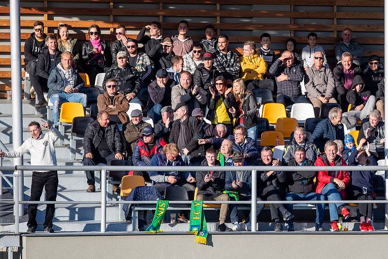 Utkání 13. kola I.A třídy, skupiny B, Kravaře - Vřesina 1:1.