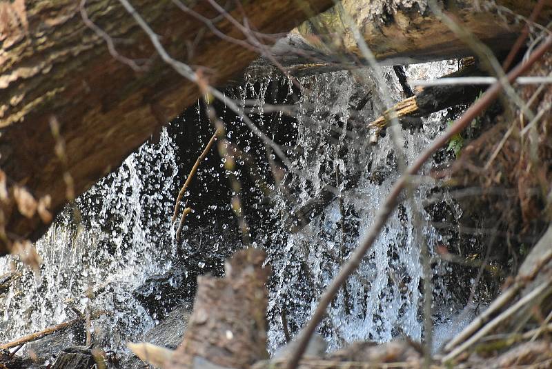 Udělejte si někdy výlet kolem náhonu, který přivádí vodu pro umělý vodopád v Karlově Studánce.
