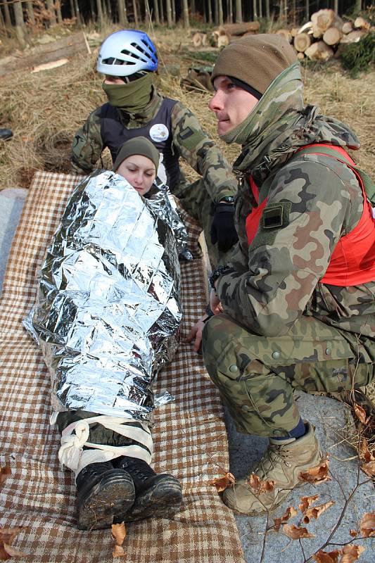 V Jeseníkách se konal další ročník armádní soutěže Winter Survival.