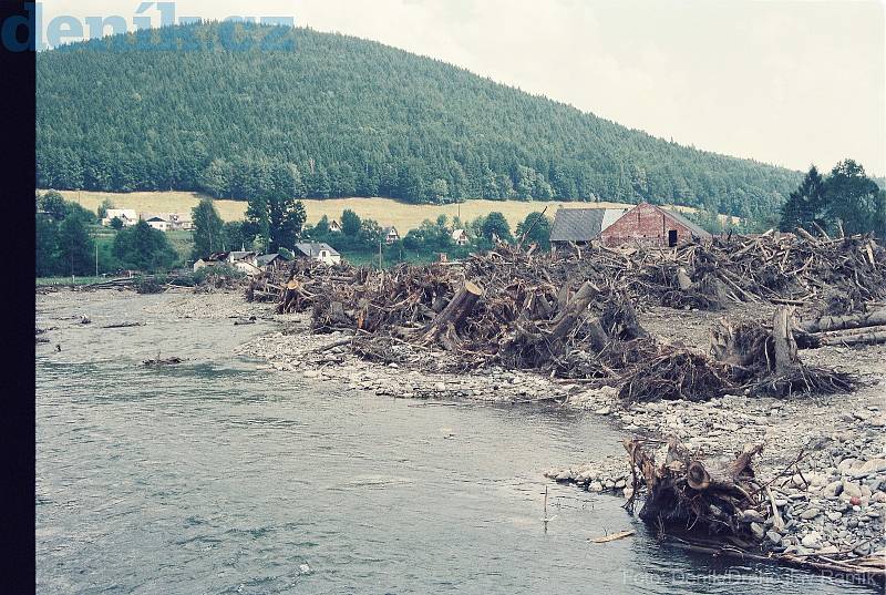Povodně, 10. srpna 1997, Karlovice.