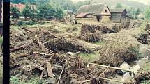 Povodně, 19-20. července 1997, Holčovice, Široká Niva, Karlovice a Zátor Loučky.