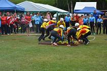 Holčovice hostily krajskou pohárovou soutěž hasičů, ve které se utkalo 17 družstev mladších a 17 družstev starších žáků.