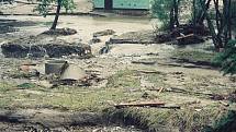 Povodně, 19-20. července 1997, Holčovice, Široká Niva, Karlovice a Zátor Loučky.