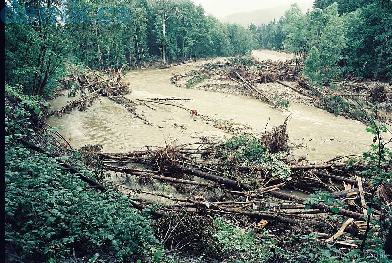 Povodně, 23. července 1997, Vrbno pod Pradědem.
