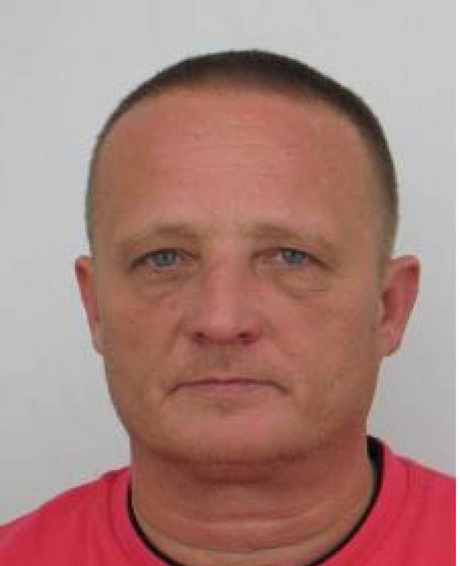 MERTA ROMAN (ročník 1966), hledaný od roku 2018. Foto: Policie ČR