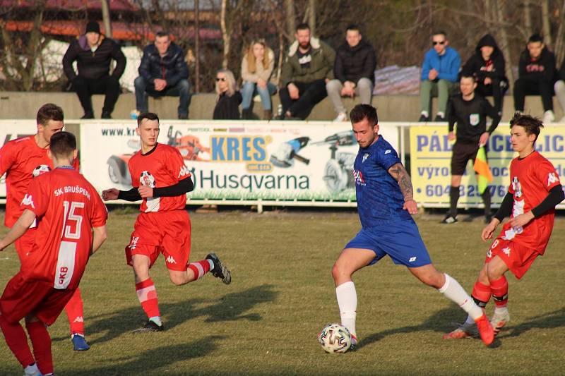 Krnov porazil Brušperk 2:1. Foto: Marek Koraba