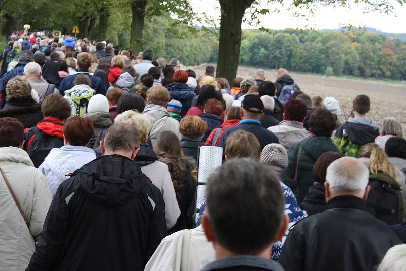 Jedním z míst, kde se sešli Poláci v rámci akce Růženec na hranicích, byl také kostel v Opawici. Na 750 registrovaných účastníků se z kostela vydalo procesím do kilometr vzdálených Lenarcic. Modlitby růžence  se odehrály na hřišti přímo naproti linhartovs