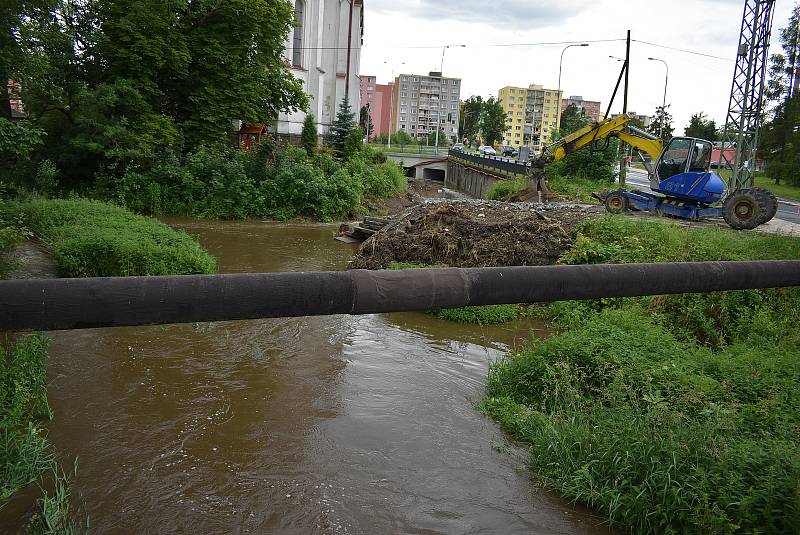 Aktuální stav toků na Bruntálsku, pondělí 29. června 2020.