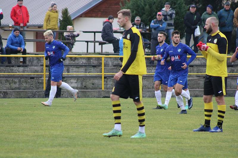 Fotbalisté Krnova zvítězili v Jakubčovicích 3:0.