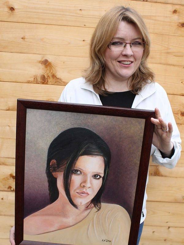 Ilona Strnadová a její oblíbený portrétní motiv. Tím není nikdo jiný než její dcera Jana.