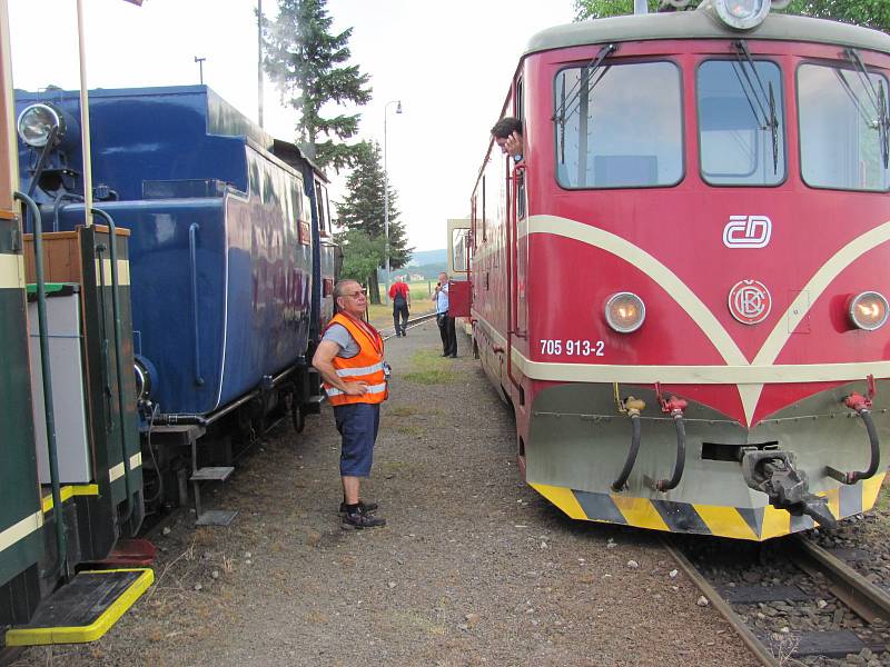 Lokomotivy řady T47.0 na osoblažské úzkokolejce jezdí přes padesát let. Ilustrační foto.