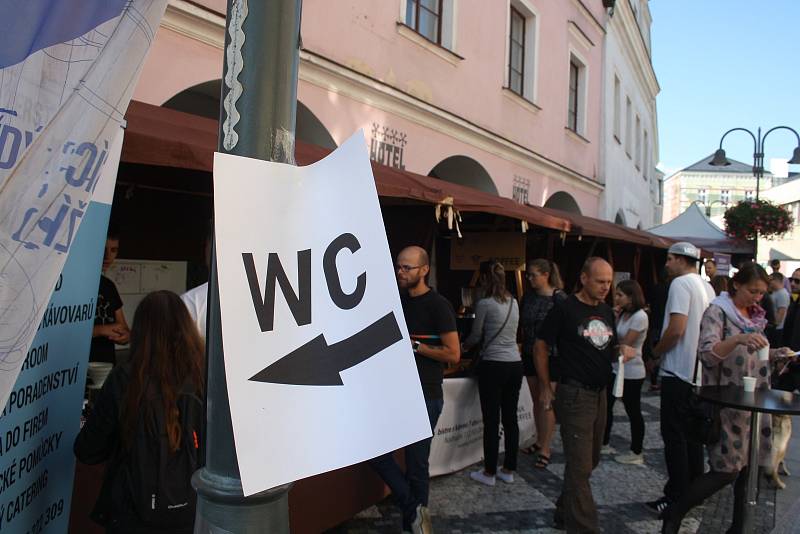 Festival kávy oživil prostor mezi krnovským Priorem a podloubím.