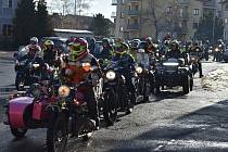 Krnovská tradice: Vánoční vyjížďka motorkářů. Prosinec 2022