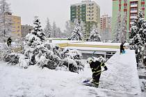 Ploché střechy obvykle nejsou dimenzovány na extrémní zatížení, takže se pod přívalem mokrého sněhu mohou zbortit.