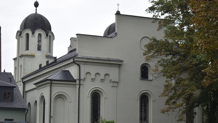 Krnovská synagoga 9. října 2023.