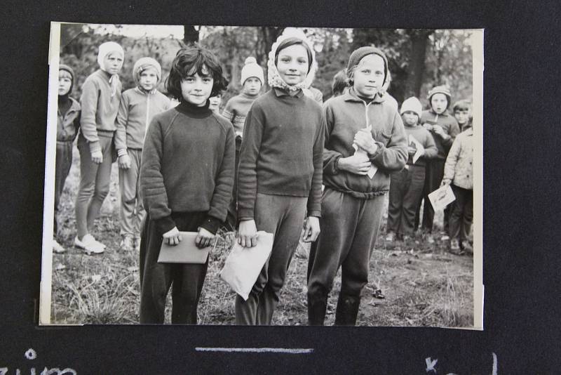 Branné odpoledne pro děti v Leskovci nad Moravicí 14. října 1972.