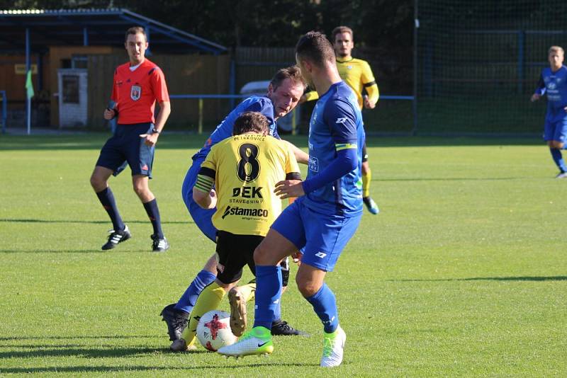 Výběr kouče Milana Furika porazil na domácím trávníku nebezpečné Petřkovice 2:1.