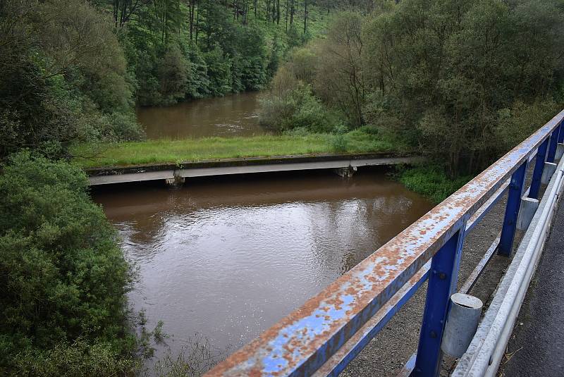 Aktuální stav toků na Bruntálsku, pondělí 29. června 2020.