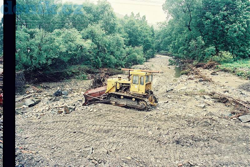 Povodně, 19-20. července 1997, Holčovice, Široká Niva, Karlovice a Zátor Loučky.