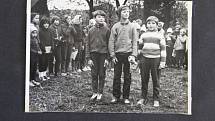 Branné odpoledne pro děti v Leskovci nad Moravicí 14. října 1972.