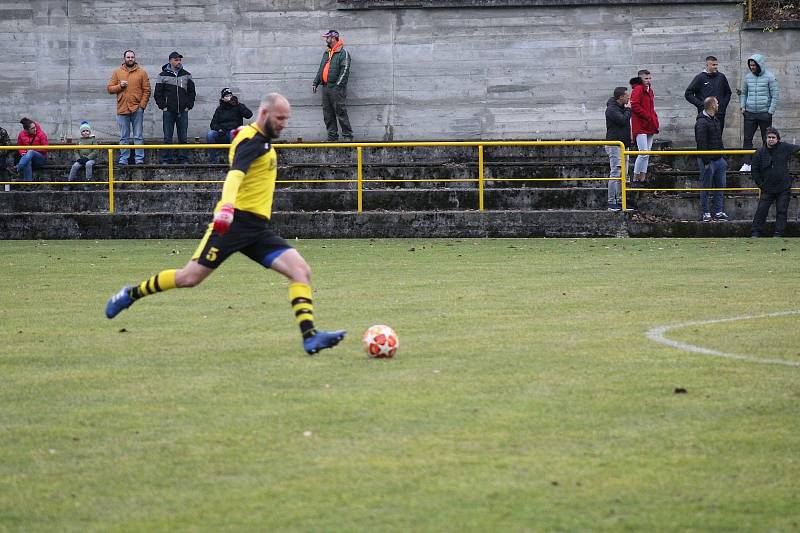 Fotbalisté Krnova zvítězili v Jakubčovicích 3:0.