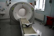 Počítačová tomografie v krnovské nemocnici, leden 2023.