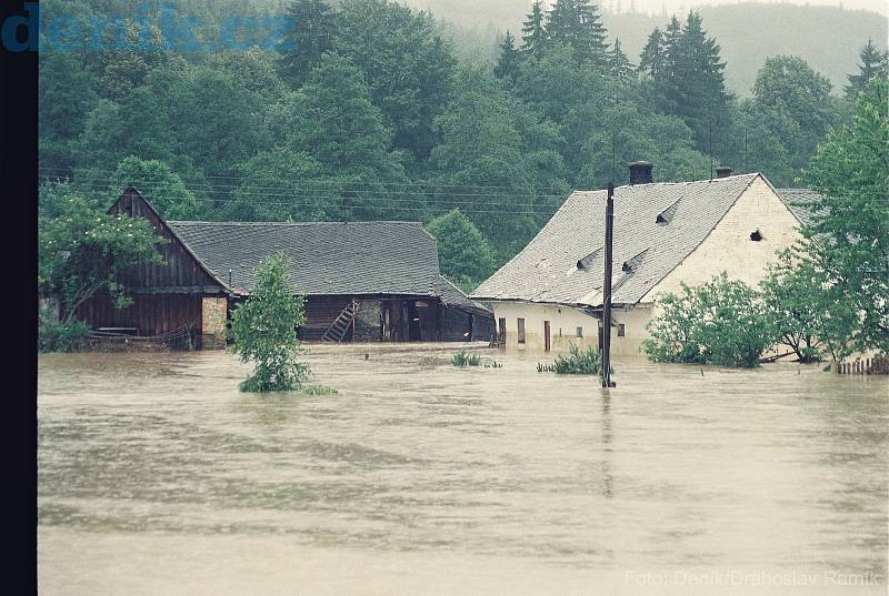 Povodně, 7. července 1997, Nové Heřmínovy.