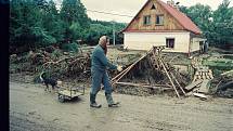 Povodně, 19-20. července 1997, Holčovice, Široká Niva, Karlovice a Zátor Loučky.