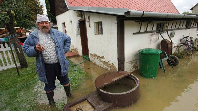 Velká voda na Krnovsku.