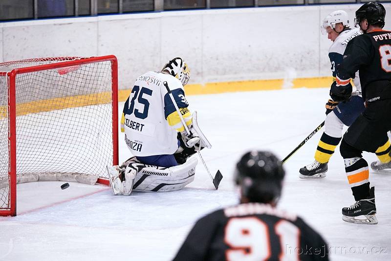 Krnovští hokejisté porazili Bohumín 5:3.