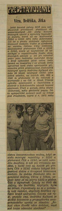 Po celý život Jitka Stiborová z Vrbna pod Pradědem sportovala, až to dotáhla na mistryni republiky a reprezentantku v běhu na lyžích a biatlonu. A sportuje dodnes, i když jí je už sedmdesát let.