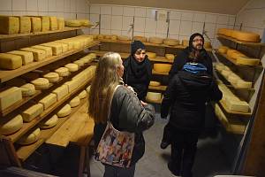 Exkurze na farmě v polské vsi Radynia, kde Bogusława Szpak vyrábí oblíbený sýr Cvilín pro české i polské zákazníky