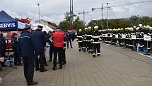 Dobrovolní hasiči z Vrbna pod Pradědem reprezentovali Moravskoslezský kraj v celorepublikové soutěži ve vyprošťování  osob z vraku auta. Foto: Andrea Martínková