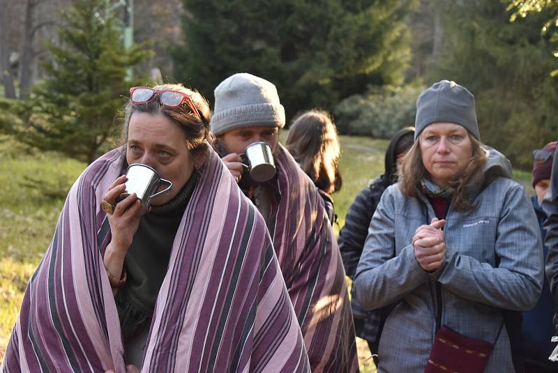 Vítání ptačího zpěvu v Karlově Studánce se zoologem Petrem Šajem.