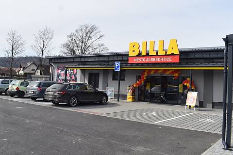 Ve Městě Albrechticích 16. 3. 2023 otevřela BILLA maloformátovou prodejnu. Touto formou BILLA expanduje do malých měst.