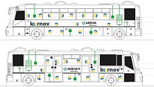 První elektrobus se v Krnově představí ve středu. Cestující ho poznají podle tohoto označení.